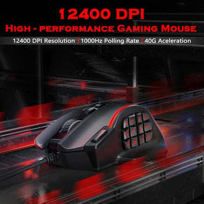 Redragon M901K Elite RGB MMO Mouse